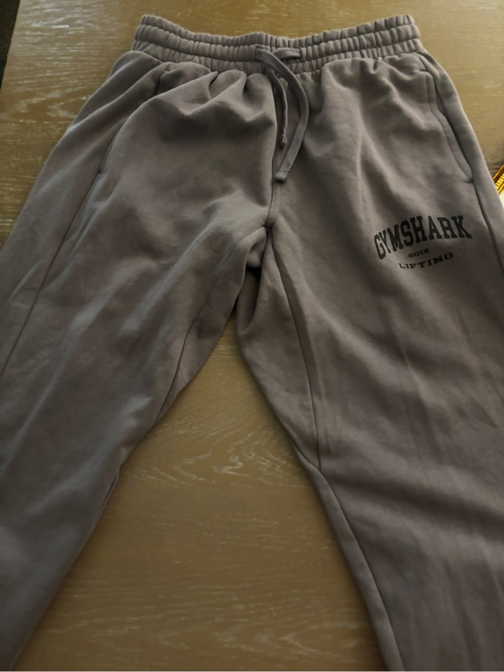 Gymshark Men’s Taupe Drawstring Joggers